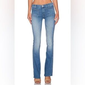 Mother Denim Women’s Size 28 The Patch Slacker Flare Jeans In Afternoon Delight